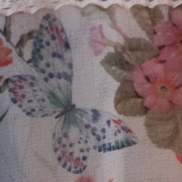 THE KOOPLES garden floral blouse with laces and lace - Picture 12 of 15